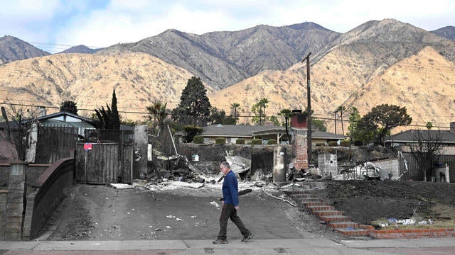 Scenes from the aftermath of the Eaton fire. 