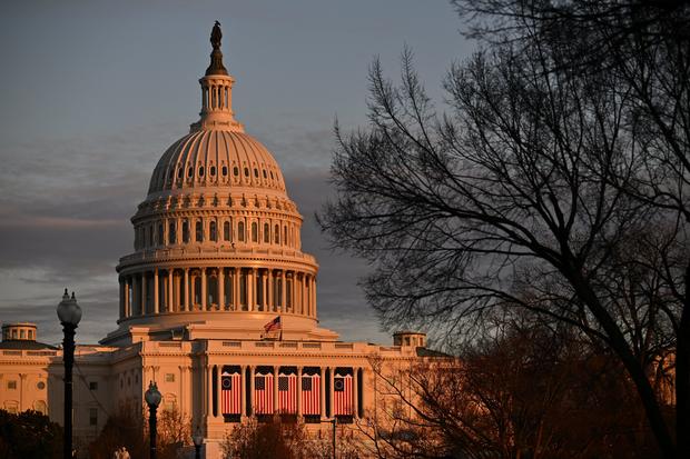 The U.S. Capitol is seen in Washington, DC, on January 18, 2025.