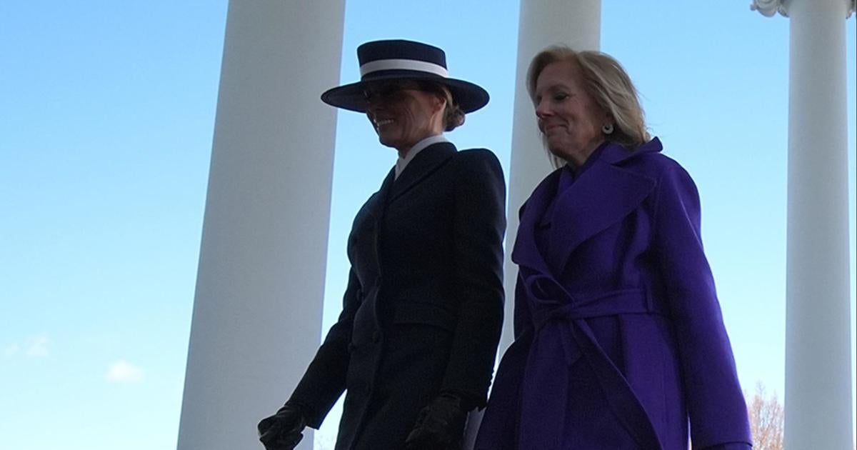 First ladies Jill Biden and Melania Trump leave White House together before inauguration