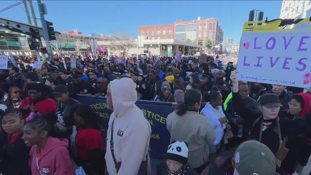 MLK Day march in SF 