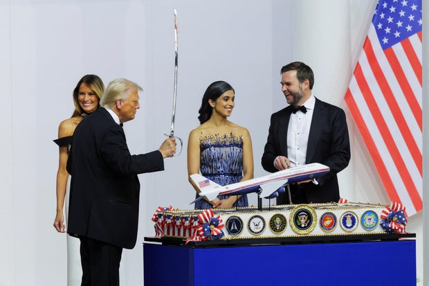 Commander in Chief Ball in honor of Donald Trump's inauguration in Washington