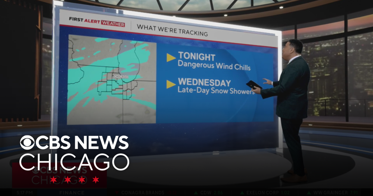 Dangerous wind chills in Chicago again Tuesday night, snow Wednesday ...