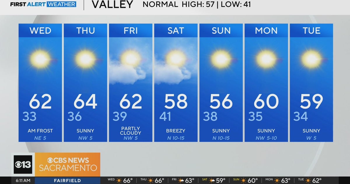 Wednesday morning weather forecast - Jan. 22, 2025