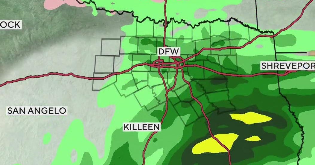 Rain returns to North Texas over the weekend - CBS Texas