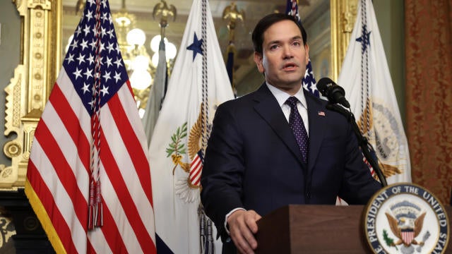 Vice President Vance Swears In Marco Rubio As Secretary Of State 