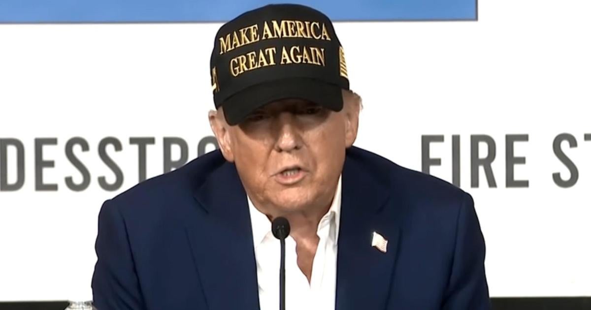 Trump speaks after touring wildfire damage in Los Angeles