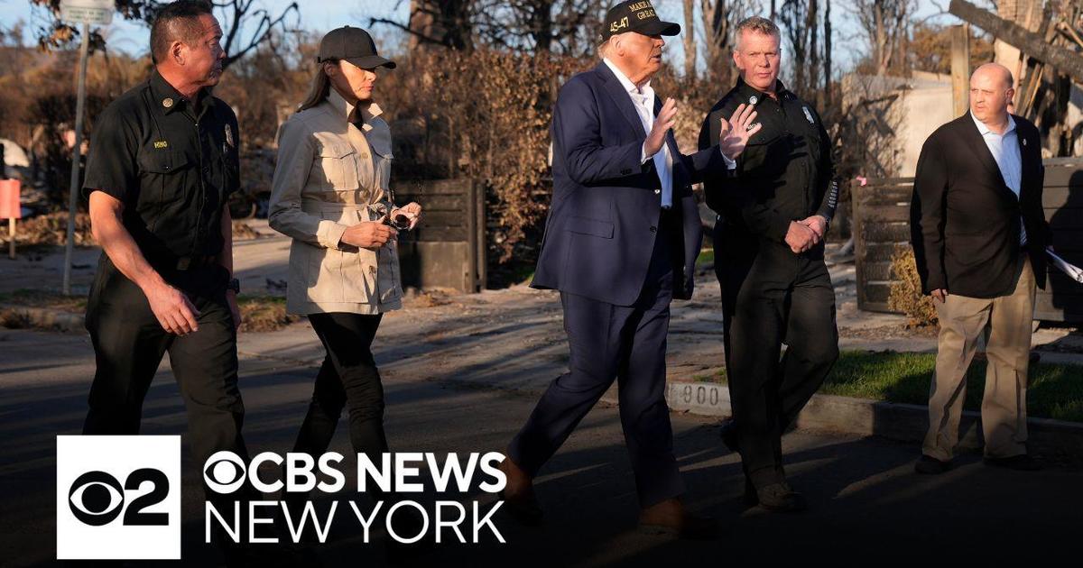 Trump visits disaster sites in North Carolina, California