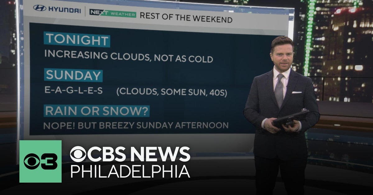 Not as cold, calm day in Philadelphia. Warm up on the way. - CBS ...