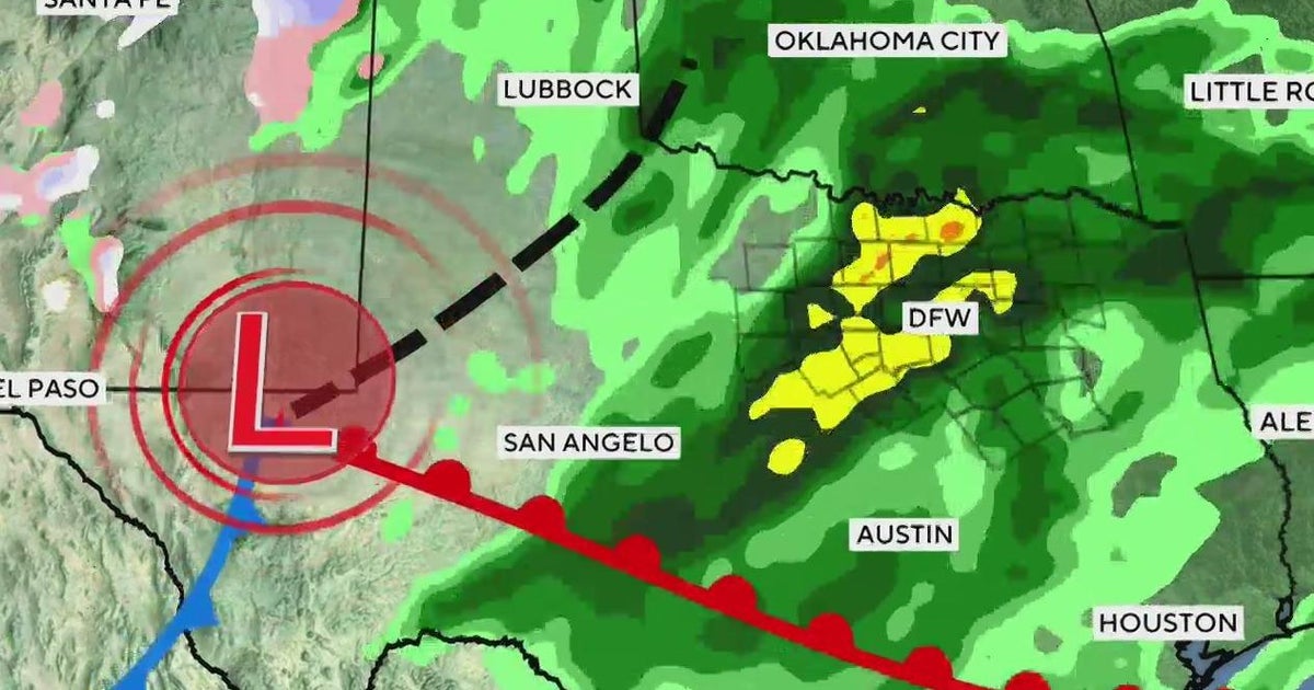 Soaking rain, storms forecast for North Texas mid-week - CBS Texas