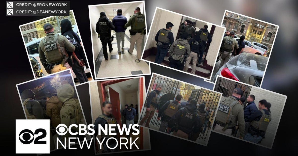 20 arrests made during NYC ICE operation, sources say - CBS New York
