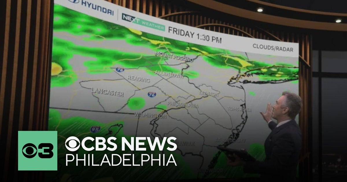 Cloudy Thursday night before rain moves into Philadelphia region on ...
