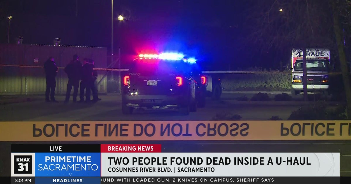 Sacramento police nvestigate after 2 bodies found in U-Haul at light rail station