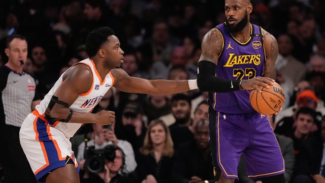 Lakers Knicks Basketball 