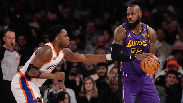 Lakers Knicks Basketball 