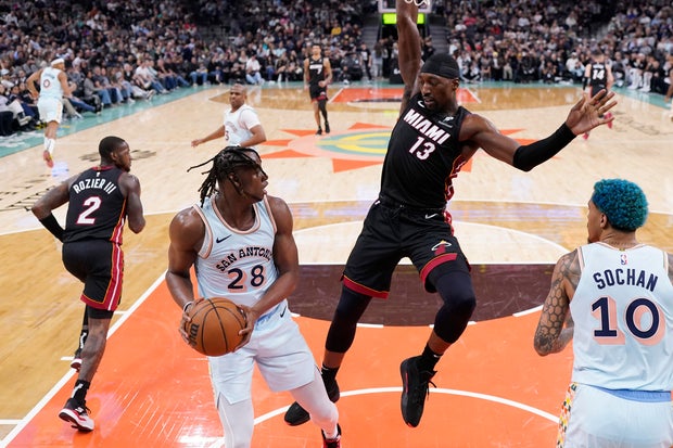 Heat Spurs Basketball 