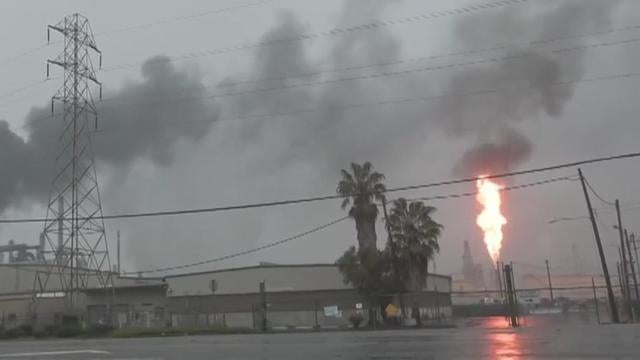 Martinez refinery fire and flaring 