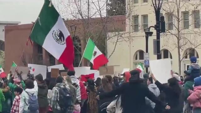 Santa Rosa "A Day Without Immigrants" Rally 