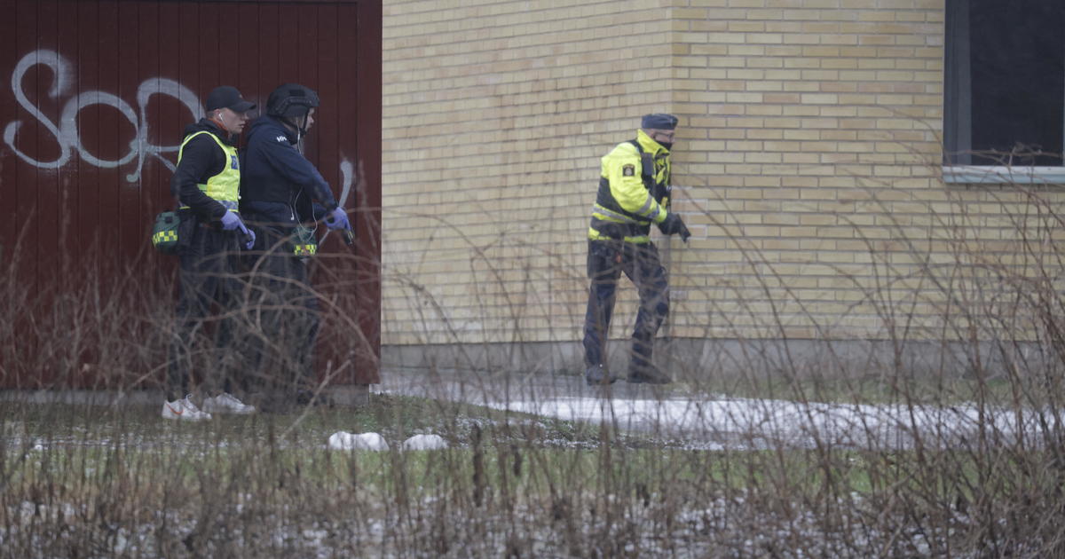 Police in Sweden say 5 people shot at school in city of Orebro