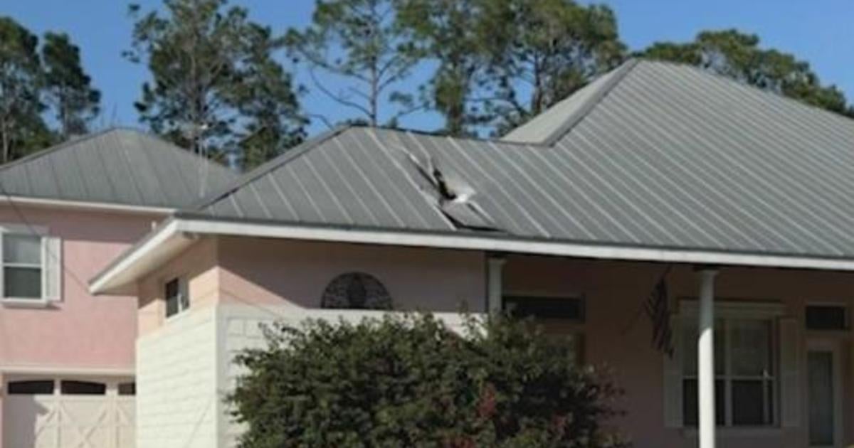 Large chunk of ice crashes through roof of central Florida home