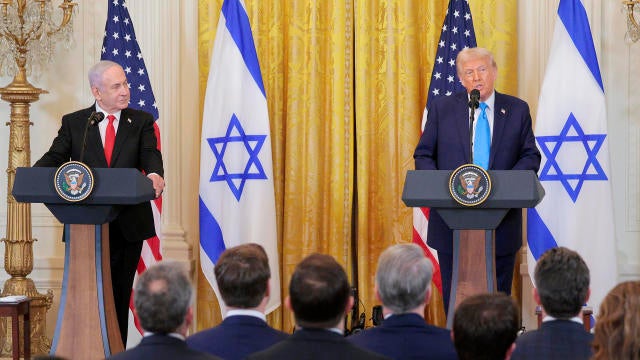 President Trump Meets With Visiting Israeli PM Netanyahu At The White House 