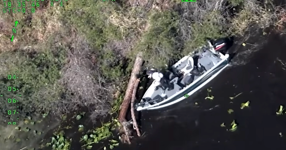 Video shows unresponsive man rescued from out-of-control boat