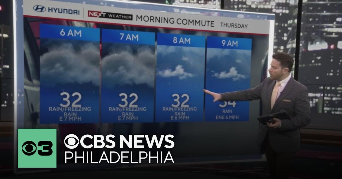 Timing Thursday's messy morning weather in the Philadelphia region ...