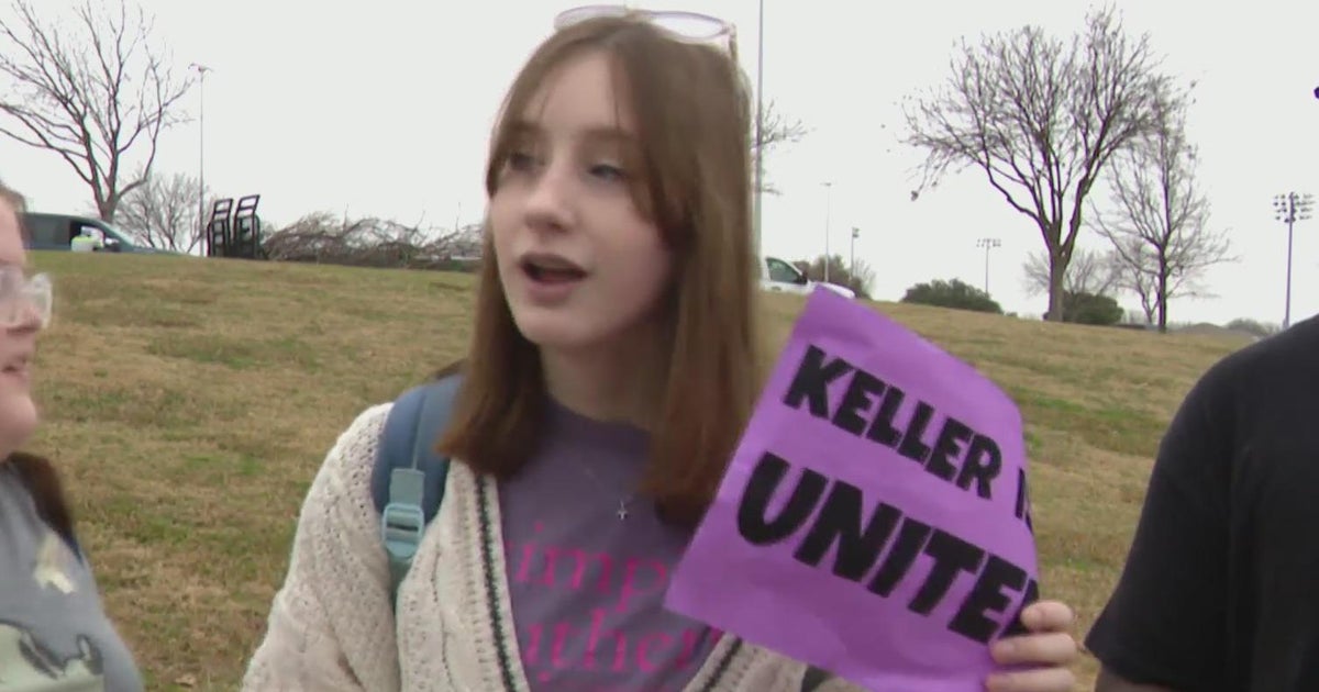 Keller ISD students protest proposal to split district over ...