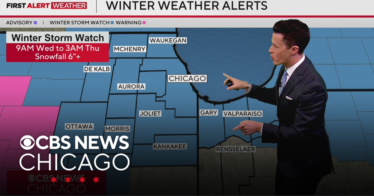 Winter storm approaching Chicago area - CBS Chicago