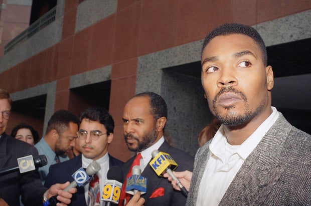 Rodney King and his lawyer Wilton Grimes 