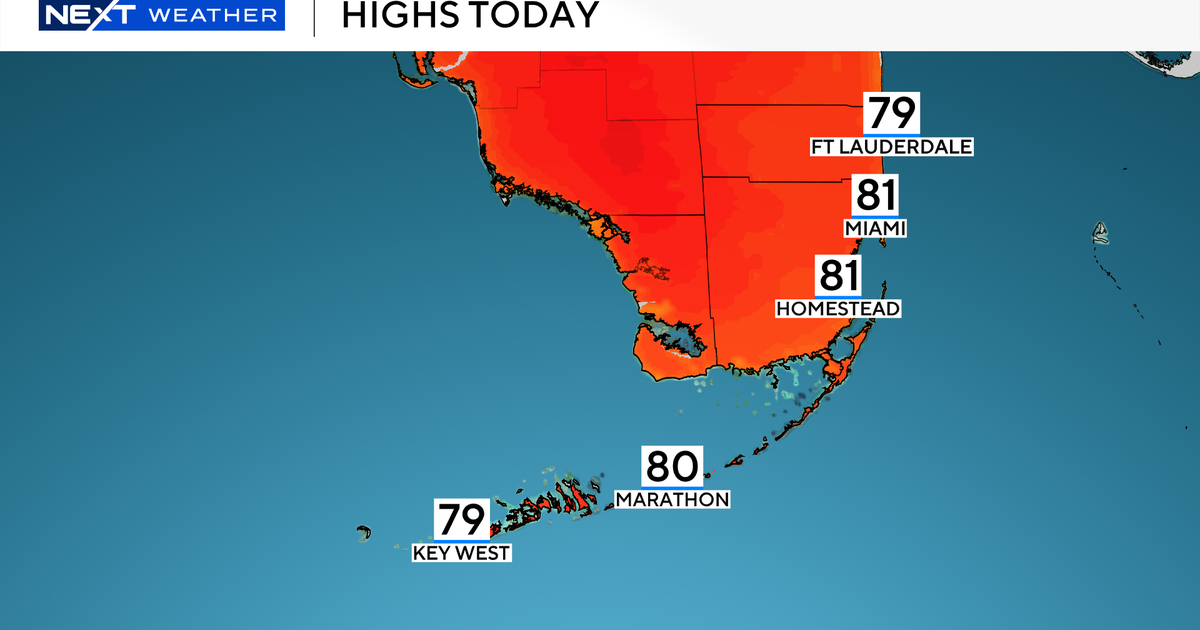 Isolated showers possible as South Florida warming trend continues Isolated showers possible as South Florida warming trend continues