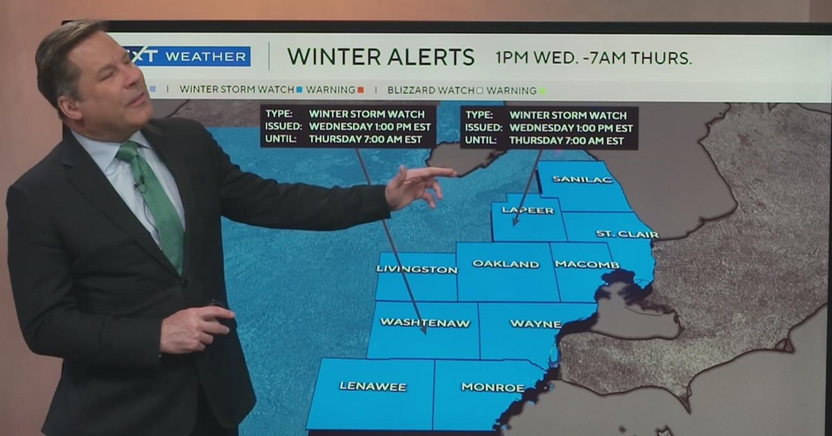 First large winter storm of the season arrives in Southeast Michigan on ...