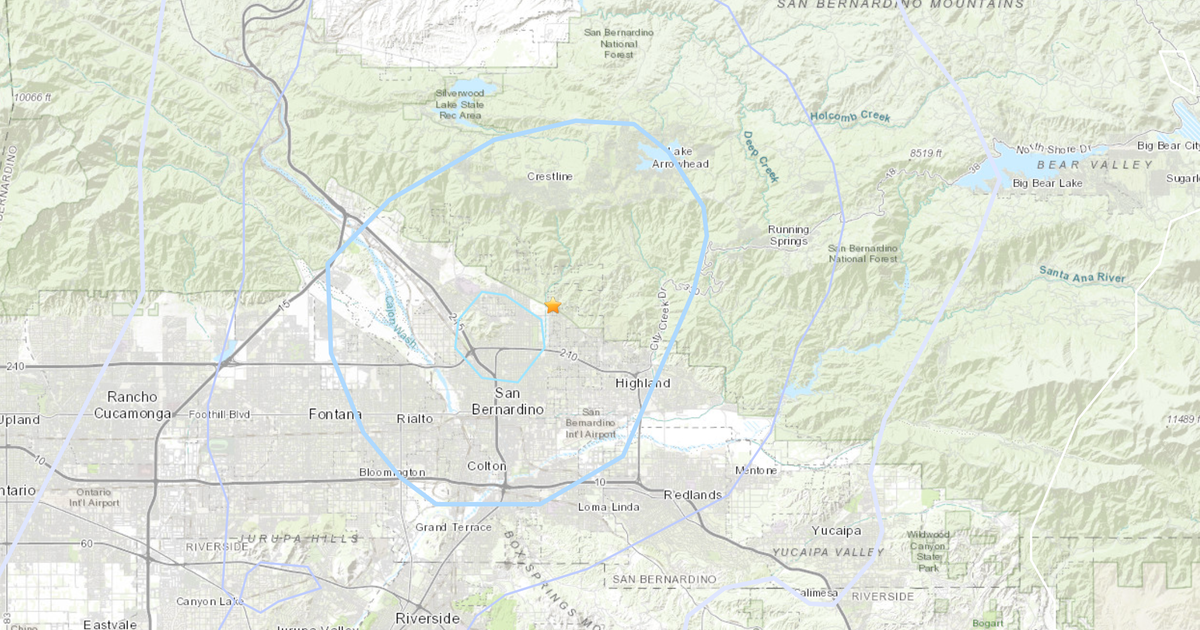 Preliminary magnitude 3.6 earthquake rattles San Bernardino County, marking third quake of the day