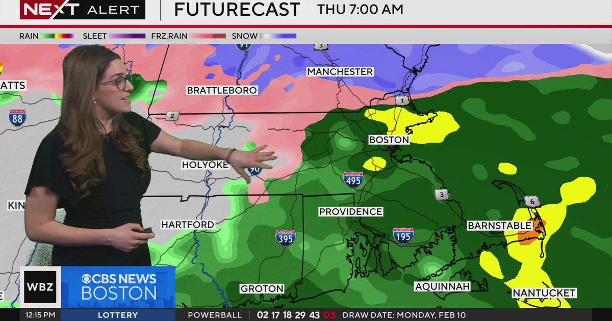 Next Weather: WBZ midday forecast for February 12 - CBS Boston