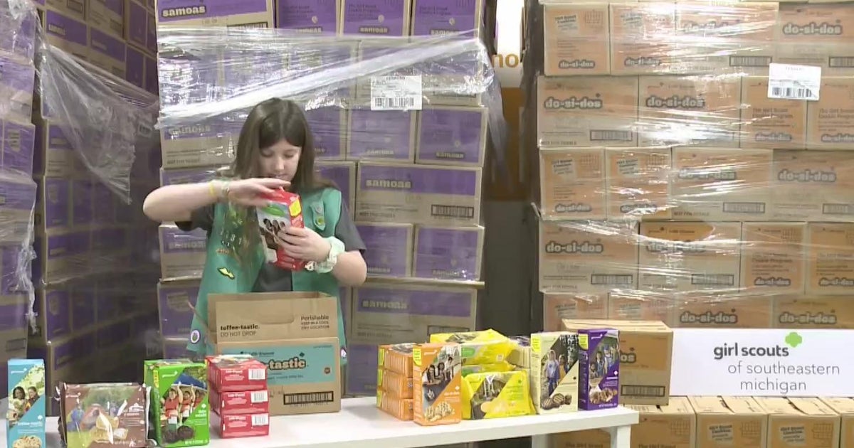 Inside the Girl Scouts' cookie cave in Metro Detroit - CBS Detroit