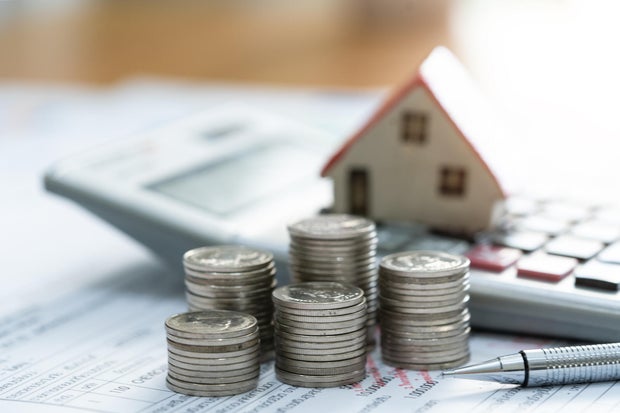 Home concept,Personal loans, insurance concept. 
