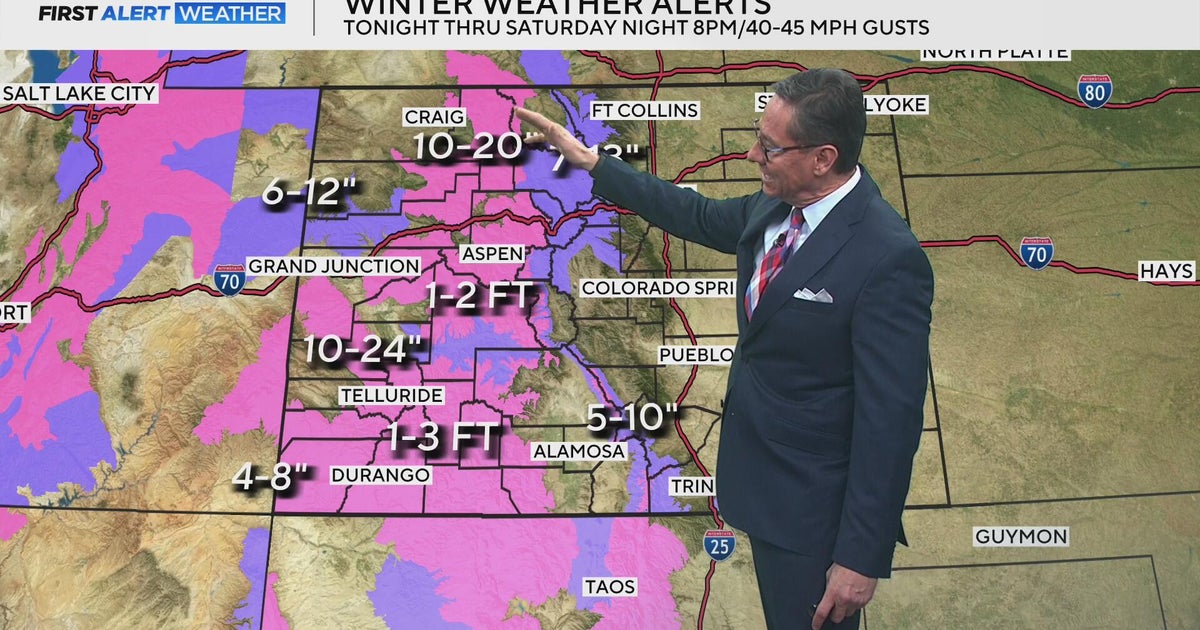 Major mountain snowstorm with a chance for Denver snow after Valentine ...