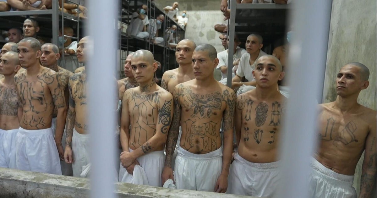 Inside El Salvador's notorious CECOT mega-prison - CBS News