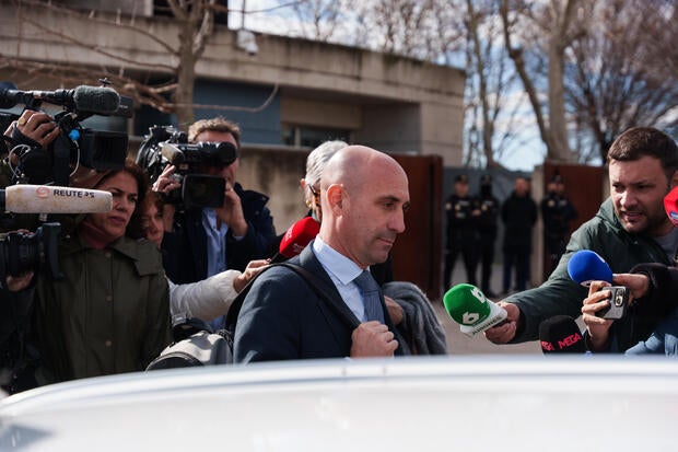 Spain's ex-soccer chief Luis Rubiales convicted of sexual assault for kissing player Jenni Hermoso