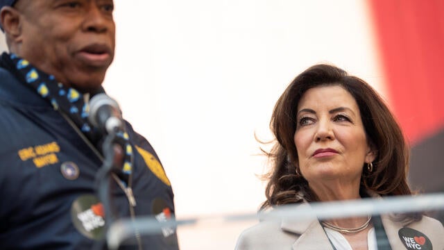 NY Governor Kathy Hochul And NYC Mayor Eric Adams Launch 'We Love NY' Campaign 