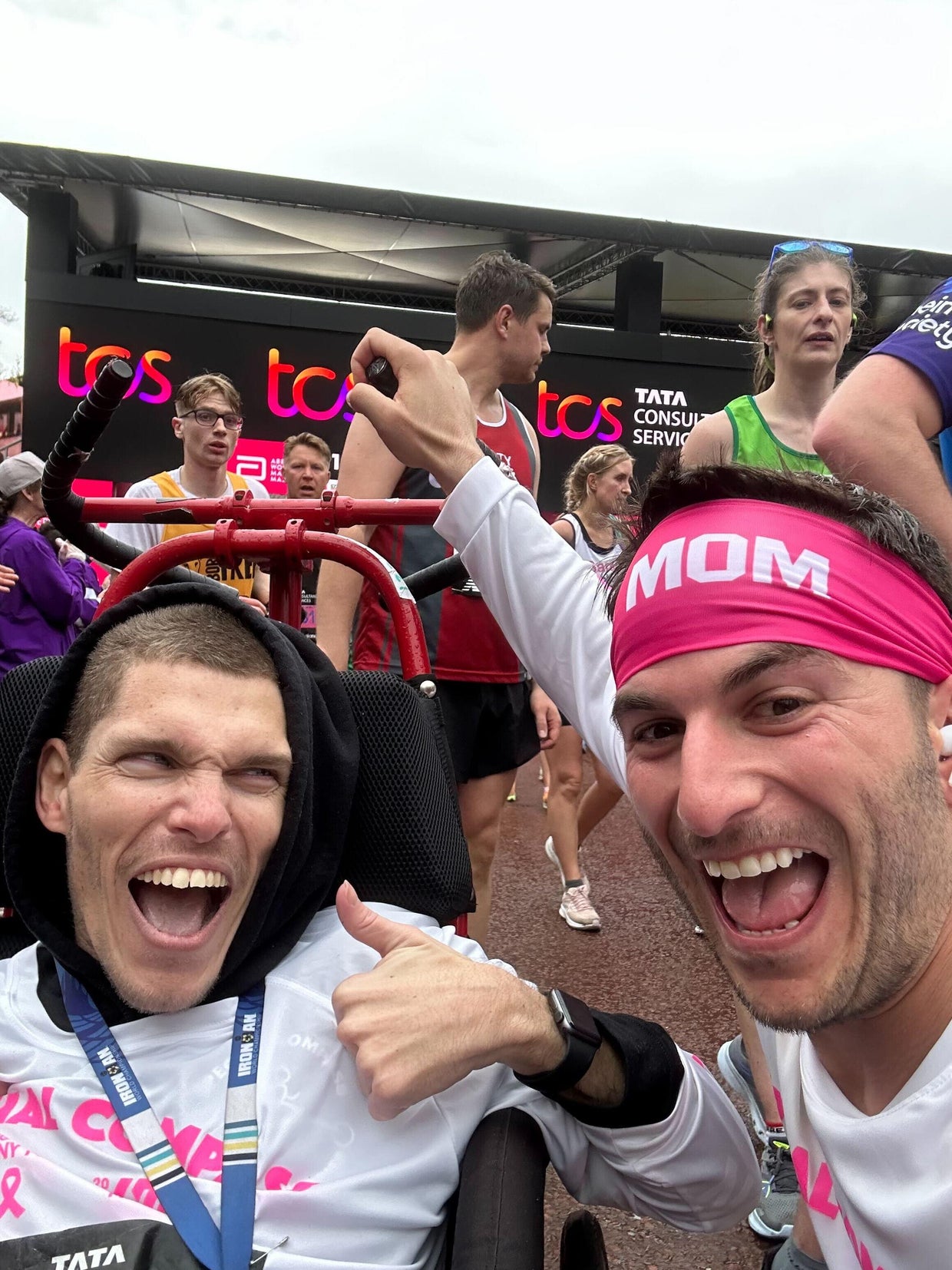 This man with cerebral palsy and his racing partner aim to complete ...