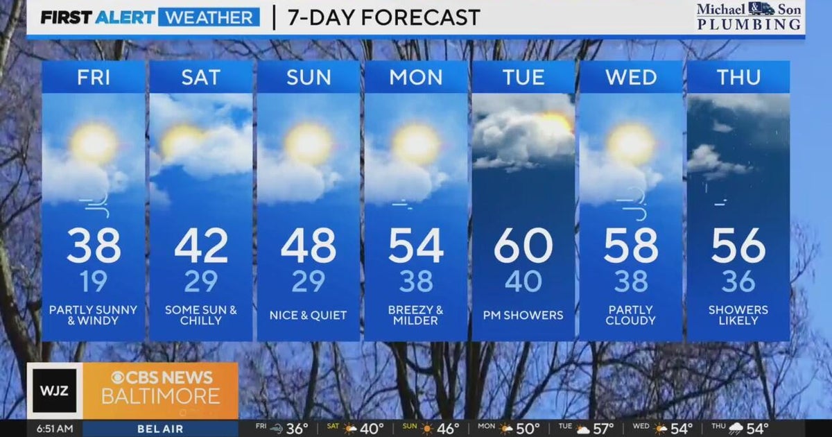 Warmer weekend expected in Maryland - CBS Baltimore