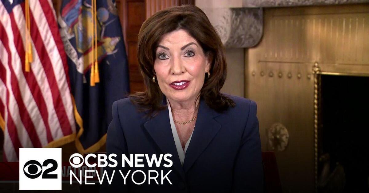 Gov. Kathy Hochul details White House visit on "Face the Nation" - CBS New York