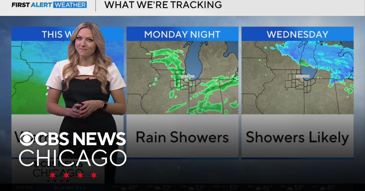 Rain showers coming this week in Chicago - CBS Chicago