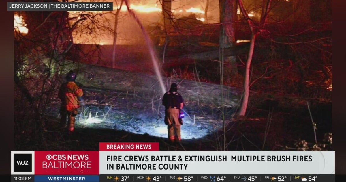 Fire crews battle, extinguish multiple brush fires in Baltimore County ...