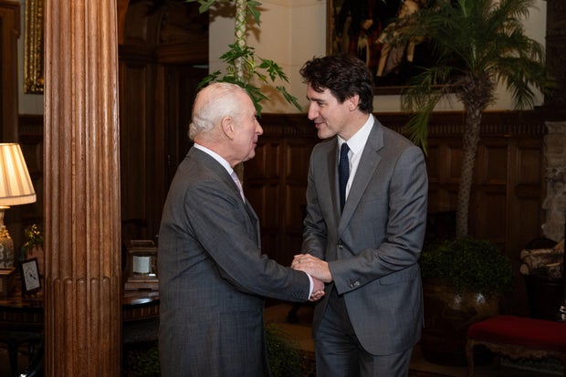 King Charles III meets Canadian Prime Minister Justin Trudeau 