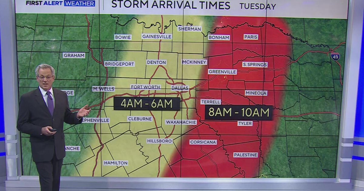 Damaging winds, brief tornadoes, and large hail possible in North Texas ...
