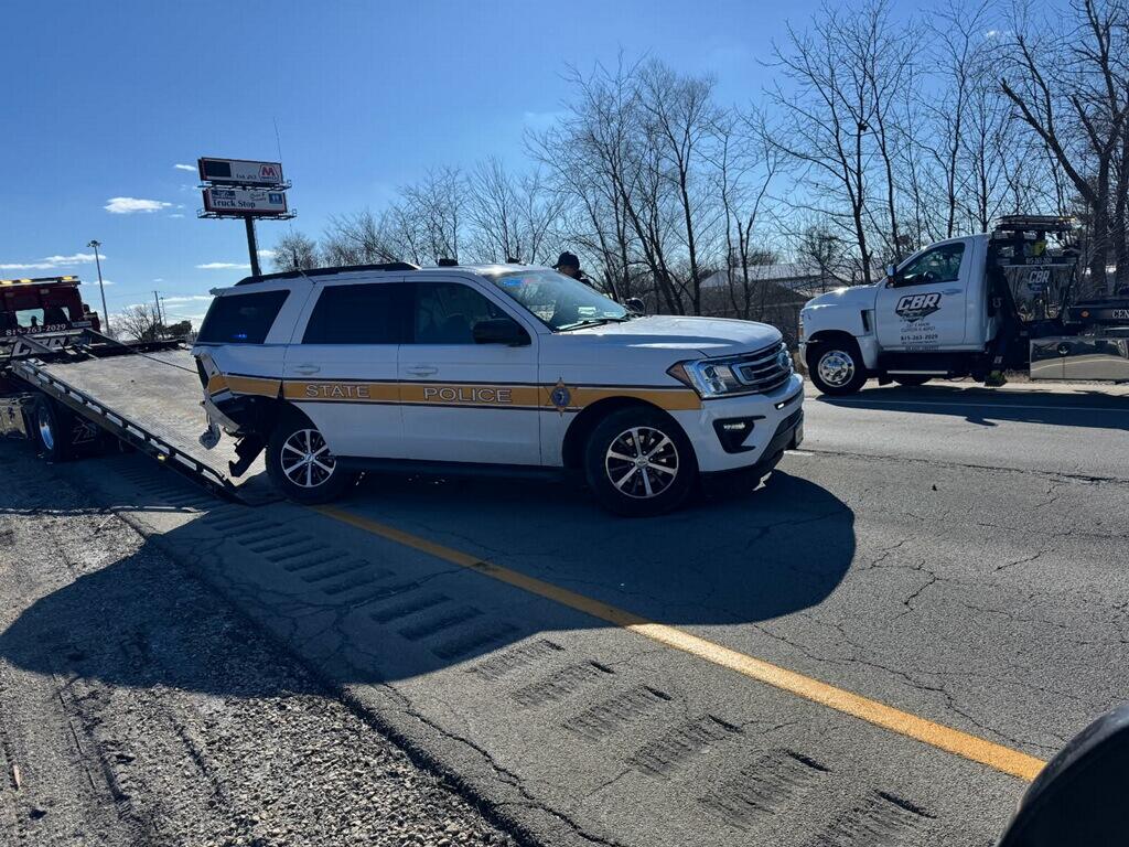 Illinois State Police trooper injured after squad car hit by SUV on I ...