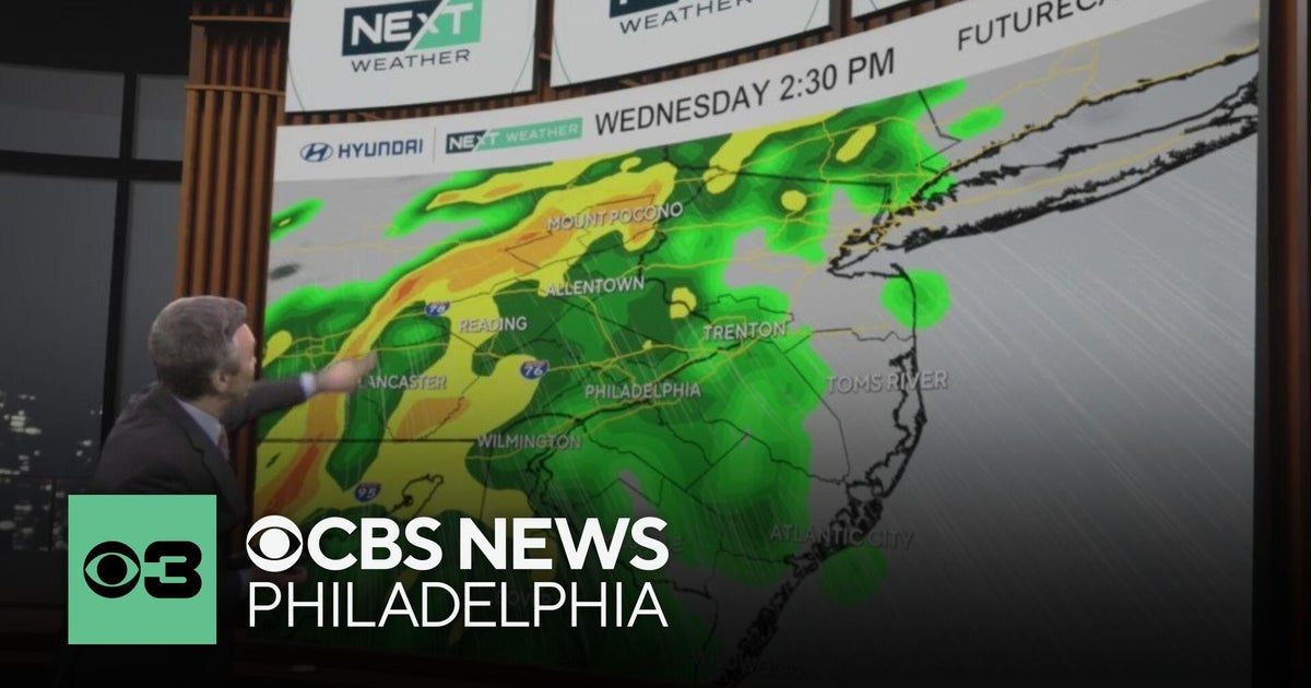 Warm Tuesday in Philadelphia, timing Wednesday's severe weather - CBS ...
