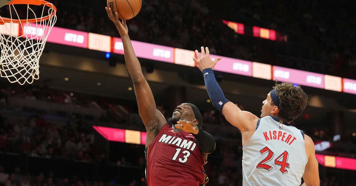 Adebayo becomes Heat franchise double-double leader in 106-90 win over Wizards