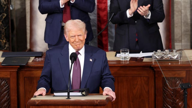 U.S. President Trump delivers a speech to a joint session of Congress